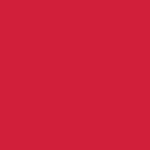 Red colour circle made from sustainable Polyocean embroidery thread colour 7215123 from recycled polyester